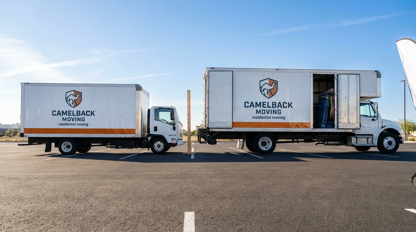 Moving truck size capacity guide in Battle Mountain